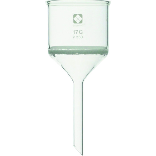 柴田科学の科目（SIBATA） 硝子濾す器 円柱ロート形 １７ＧＰ２５０ 【品番：013110-17250】