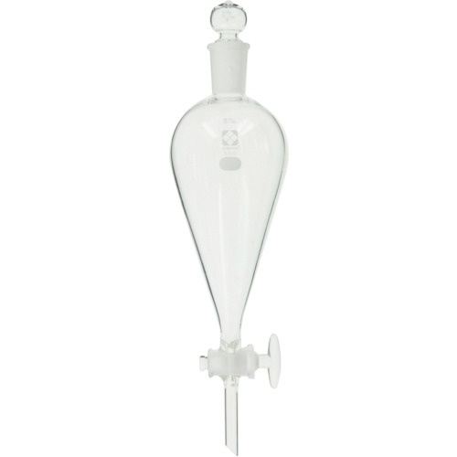 柴田科学（SIBATA）　分液ロート　スキーブ形　ガラスコック付　５００ｍＬ　【品番：014230-500】