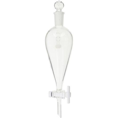 柴田科学(SIBATA) 分液ロート スキーブ形 PTFEコック付 200mL 【品番:014260-200】