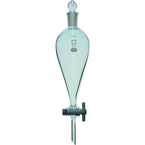 柴田科学(SIBATA) 分液ロート スキーブ形 PTFEコック付 300mL 【品番:014260-300】