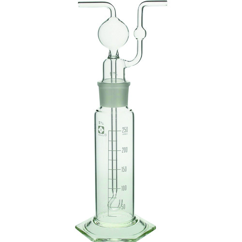 柴田科学（SIBATA）　共通摺合ガス洗浄びん　ドレッセル式　２５０ｍＬ　【品番：014630-250】