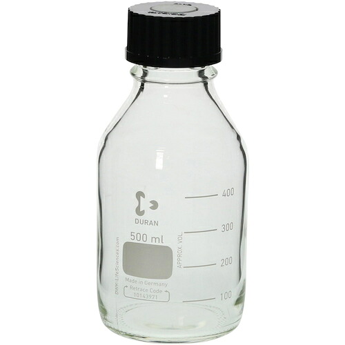 柴田科学の科目（SIBATA） ねじ口びん ファーメンター用 ５００ｍＬ １０入 【品番：016060-5002A】