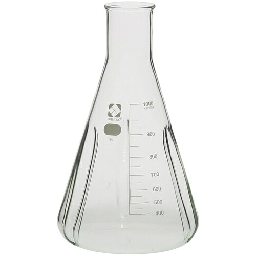 柴田科学（SIBATA）　バッフル付三角フラスコ　１０００ｍＬ　１０入　【品番：016340-1000A】｜住設プロ　店