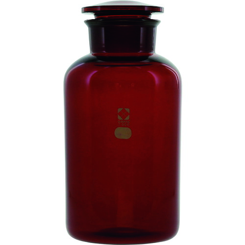 柴田科学の科目（SIBATA） 試薬びん 広口 茶褐色 ３０００ｍＬ 【品番：017060-3000】