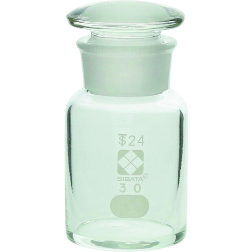 柴田科学の科目（SIBATA） 試薬びん 広口 ３０ｍＬ １０入 【品番：017070-30A】