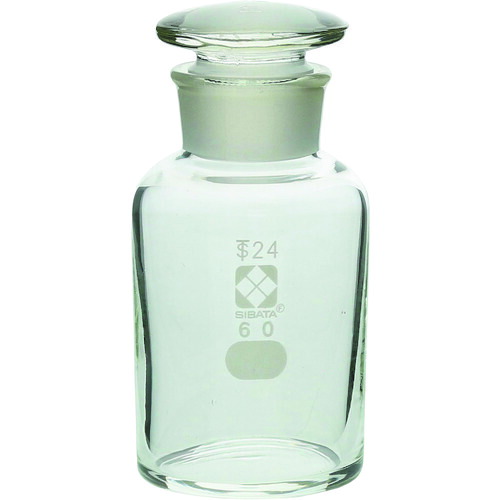 柴田科学の科目（SIBATA） 試薬びん 広口 ６０ｍＬ １０入 【品番：017070-60A】