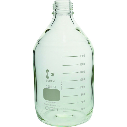柴田科学（SIBATA）　耐熱ねじ口びん　びんのみ　２０００ｍＬ　【品番：017200-200051】