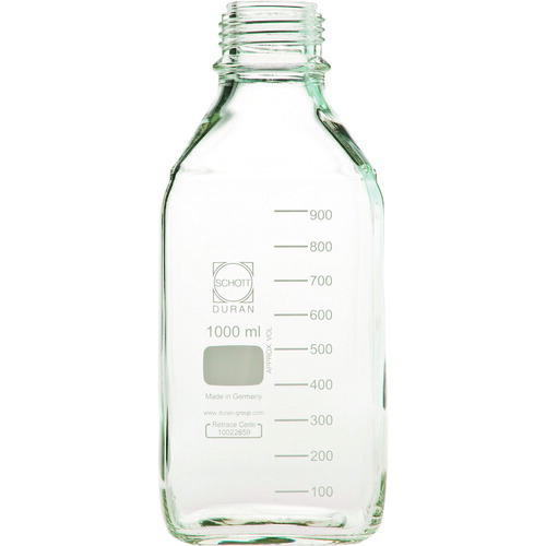 柴田科学の科目（SIBATA） 耐熱ねじ口角びん びんのみ １０００ｍＬ １０入 【品番：017230-10005A】