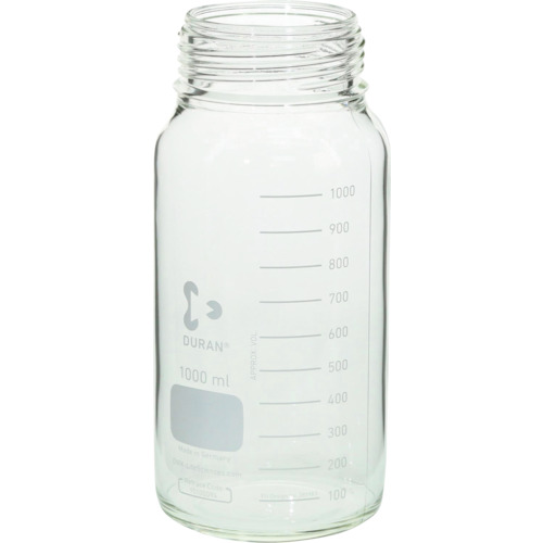 柴田科学（SIBATA）　耐熱ねじ口びん　広口　びんのみ　１０００ｍＬ　１０入　【品番：017250-10005A】