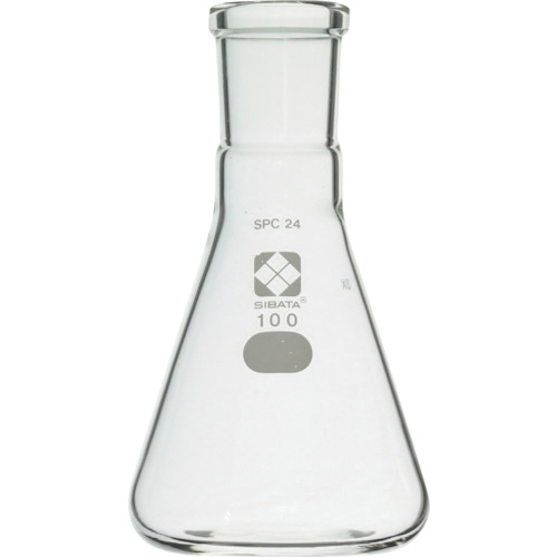 柴田科学の科目（SIBATA） ＳＰＣ３角形瓶 ＳＰＣ－２４ １００ｍＬ 【品番：030150-24100】