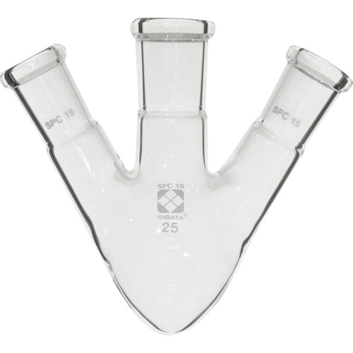 柴田科学の科目（SIBATA） ＳＰＣ三口梨形瓶 ＳＰＣ－１９ ２５ｍＬ 【品番：030160-31525】