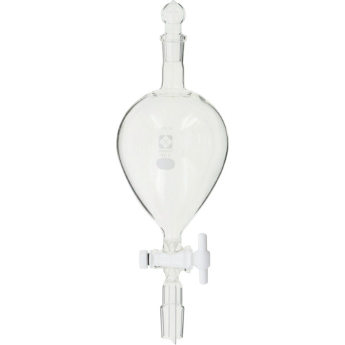 柴田科学（SIBATA）　ＳＰＣ分液ロート　ＰＴＦＥコック付　ＳＰＣ－１９－２４　５００ｍＬ　【品番：030240-24500】