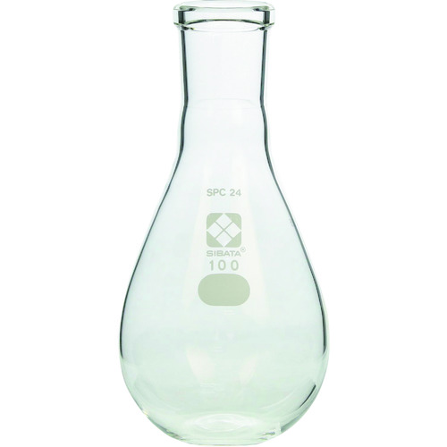 柴田科学の科目（SIBATA） ＳＰＣ大型はしけなす形瓶 ＳＰＣ－２４ １００ｍＬ 【品番：035120-24100】