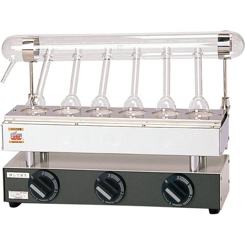 柴田科学（SIBATA）　ミクロケルダール　窒素分解器　ＭＥ－６　【品番：054210-05】