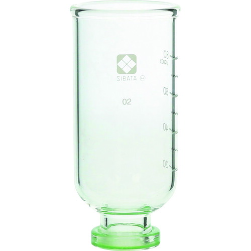 柴田科学（SIBATA）　硝子ファンネル　８０ｍｌ　２５ｍｍ　ＴＦコート　【品番：061680-25111】