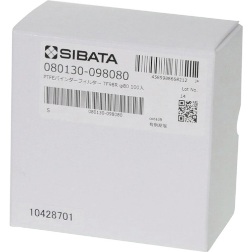 柴田科学の科目（SIBATA） ＰＴＦＥ整理保存用具水漉し ＴＦ９８Ｒ Φ８０ １００入 【品番：080130-098080】