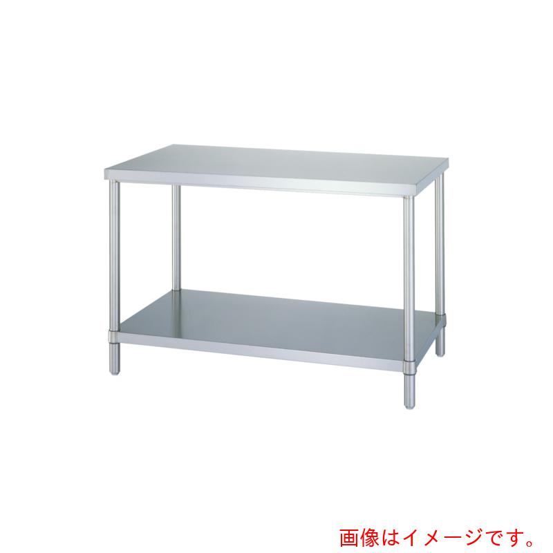 【別途送料あり】シンコー（SINKO）　ステンレス作業台（ベタ棚板タイプ・ＳＵＳ３０４）　１５００×９００×８００　【品番：WBN-15090】