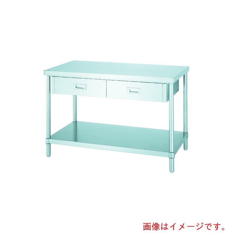 シンコー(SINKO) ステンレス作業台片面引出付(ベタ板棚タイプ・SUS304) 600×450×800 【品番:WDBN-6045】|住設プロ 店
