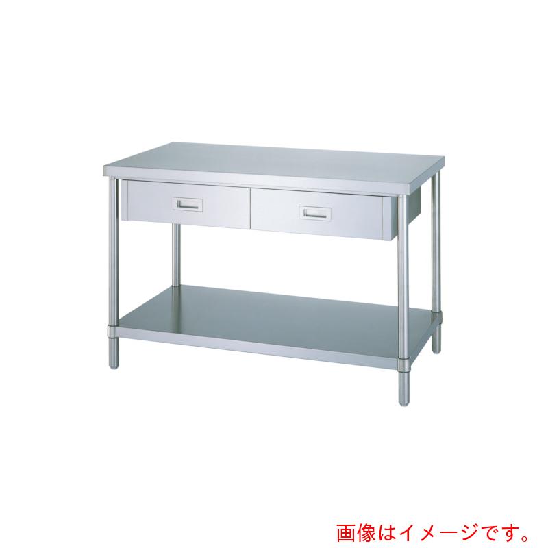 【別途送料あり】シンコー(SINKO) ステンレス作業台片面引出付(ベタ板棚タイプ・SUS304) 900×750×800 【品番:WDBN-9075】|住設プロ 店
