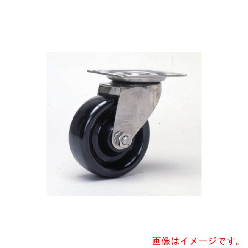 シシクアドクライス　耐熱樹脂車輪付キャスター　自在　２００径　ステンレス　【品番：LIX-PHN200G】
