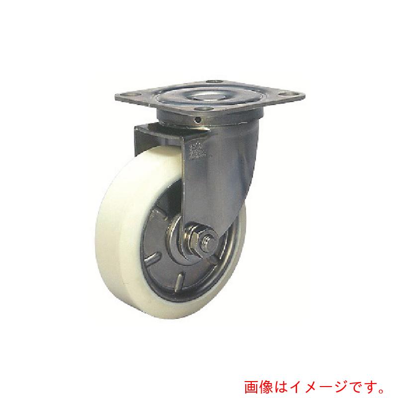 シシクアドクライス ステンレス鋼キャスター 自在 １２５径 抗菌白いことウレタン拷問台 【品番：SUNJ-125-SWUW】 花・ガーデン・DIY-その他