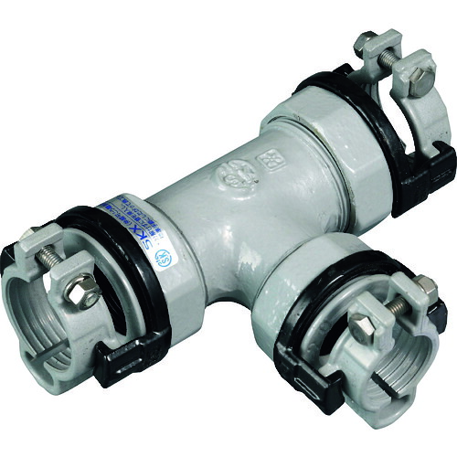 川西水道機器 ポリエチレン管用継手 ＳＫＸナット付チーズＰ３０×Ｐ３０ 【品番：SKX-NT-P30XP30】