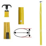宣真工業　検尺棒　間隔測定桿ダ円タイプ　【品番：DP-11】