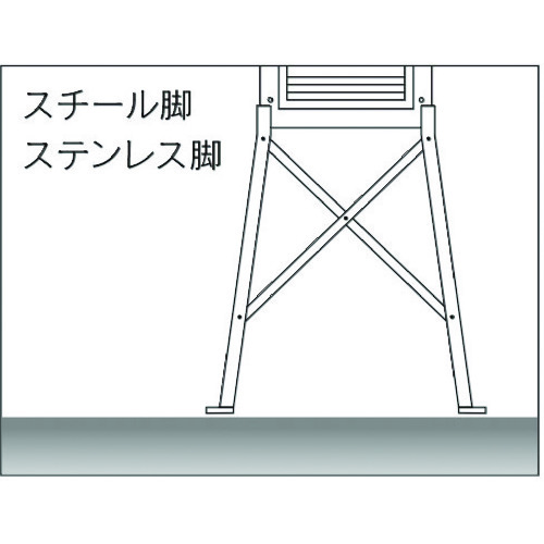 大平製作 百葉箱 中型 スチール写真脚 【品番：091-1058】