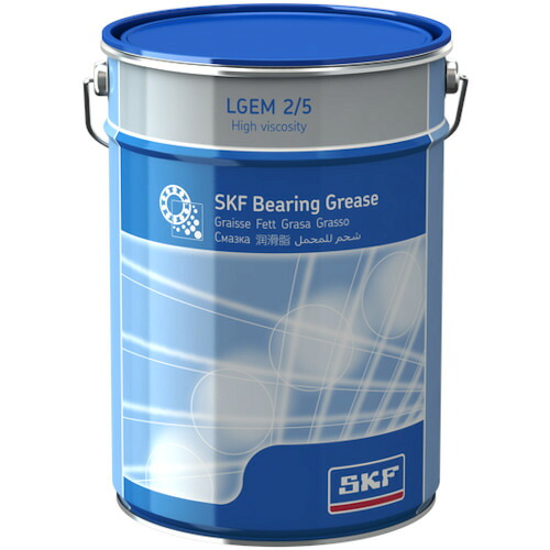 日本エスケイエフ（SKF）　軸受用グリース　高粘度　ＬＧＥＭ　２　（５ｋｇ缶入り）　【品番：LGEM 2/5】
