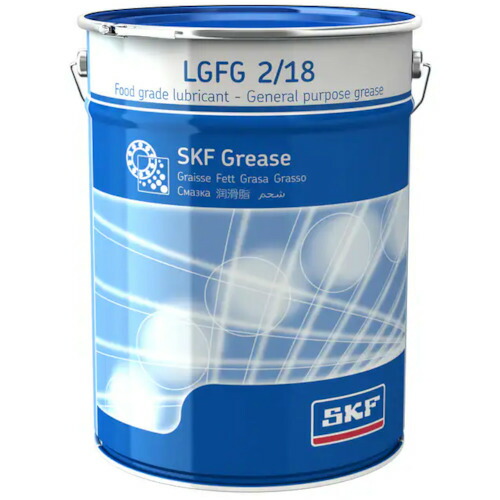 日本エスケイエフ（SKF）　軸受グリース　食品グレード　ＬＧＦＧ　２　（１８ｋｇペール缶入り）　【品番：LGFG 2/18】
