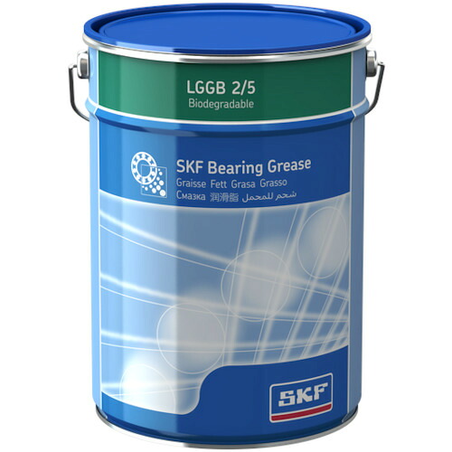 日本エスケイエフ（SKF）　軸受用グリース　生分解性　ＬＧＧＢ　２　（５ｋｇ缶入り）　【品番：LGGB 2/5】
