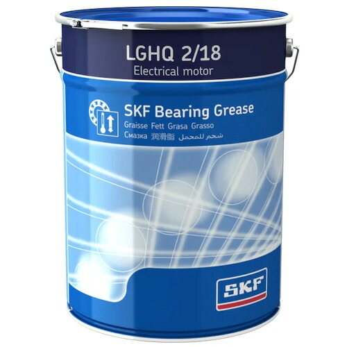 日本エスケイエフ（SKF） 軸受用潤滑油 電動原動機用 ＬＧＨＱ ２ （１８ｋｇペール缶入り口・入口） 【品番：LGHQ 2/18】