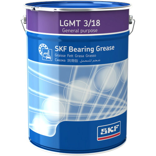 日本エスケイエフ（SKF）　軸受用グリース　汎用　ＬＧＭＴ　３　（１８ｋｇペール缶入り）　【品番：LGMT 3/18】｜住設プロ　店 33,462円