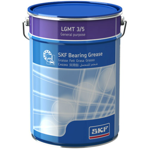 日本エスケイエフ（SKF）　軸受用グリース　汎用　ＬＧＭＴ　３　（５ｋｇ缶入り）　【品番：LGMT 3/5】