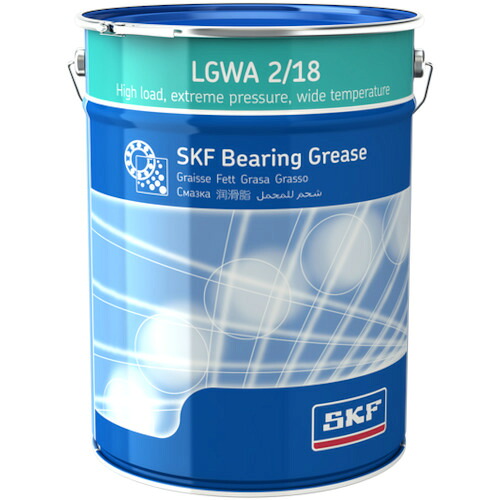日本エスケイエフ（SKF） 軸受用潤滑油 高掛け目・極圧用 ＬＧＷＡ ２ （１８ｋｇペール缶入り口・入口） 【品番：LGWA 2/18】