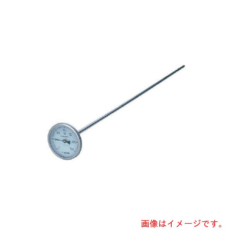 佐藤称量器製造所（SK SATO） 肥やし用バイメタル体温計 ０～１２０℃ （１４０７－００） 【品番：1407-00】