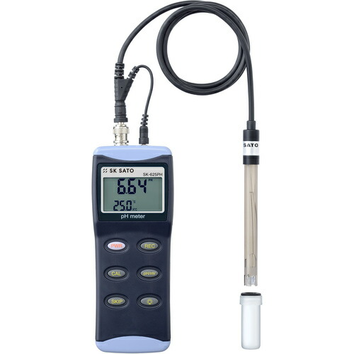 佐藤計量器製作所（SK SATO）　ハンディ型ＰＨ計　ＳＫー６２５ＰＨ（標準センサＰＨＰー３１付）６４４０ー００　【品番：SK-625PH】