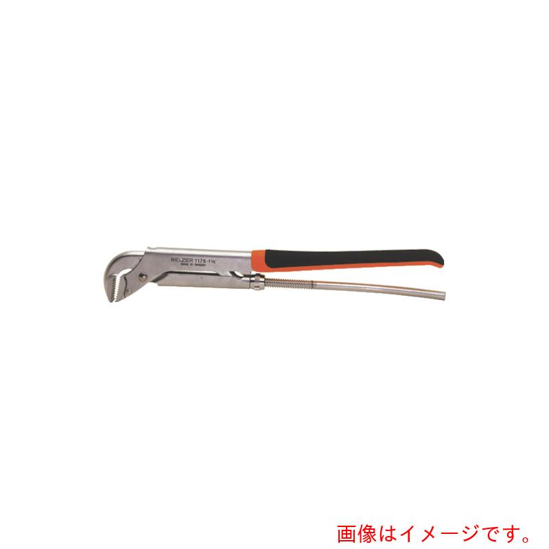 スナップオン・ツールズ ＢＡＨＣＯ 配管鍵 エルゴハンドル 全長４３０粍 つかみしろ６５粍 あごの奥ふかさ１５粍 クローム完成 【5個】 【品番：1175-1 1/2】