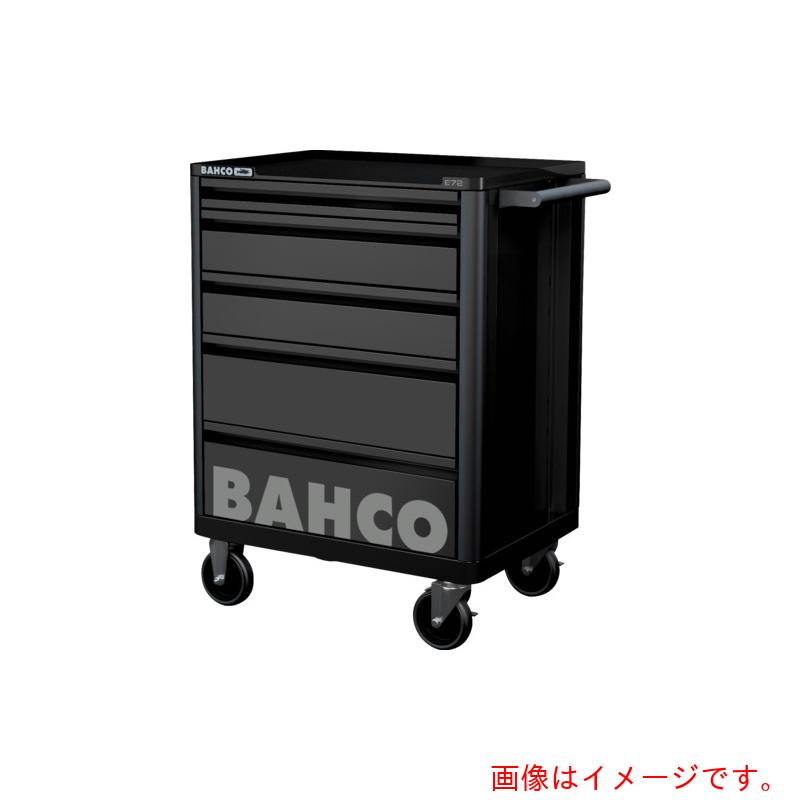 【別途貨物輸送あり】スナップオン・ツールズ ＢＡＨＣＯ スチール写真製手押し車 ツールストレージエントリー 黒いこと ５段 【品番：1472K5BLACK】