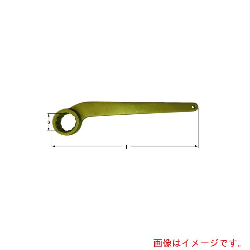 スナップオン・ツールズ Ａｍｐｃｏスイス連邦 防爆カーブヘッドボックスめがね鍵 二面幅大きさ３５粍 【品番：AY0035B】