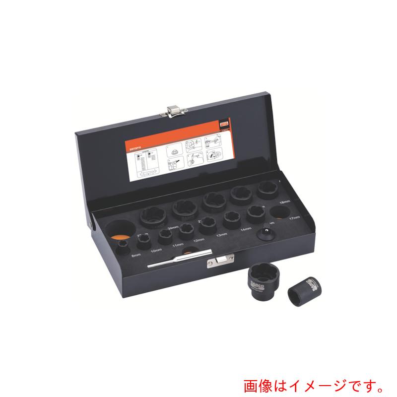 スナップオン・ツールズ BAHCO 1/2 3/8ツイストソケットセット 【品番:BWTSP16】|住設プロ 店