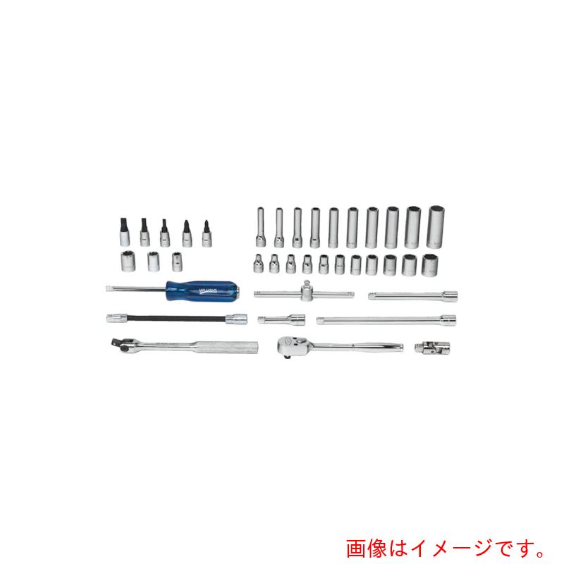 スナップオン・ツールズ　ＷＩＬＬＩＡＭＳ　１／４差込角　ラチェット＆ソケットセット（インチ）　【品番：JHWWSM38HFTB】｜住設プロ　店