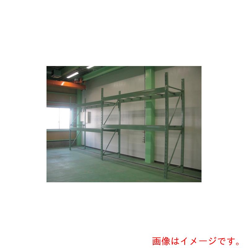 【別途送料あり】双福鋼器　パレットラック　２０００ｋｇ　３０００×２１００×９００　ビーム２段　増連　ライトグリーン　【品番：GP-23021D092ZG】