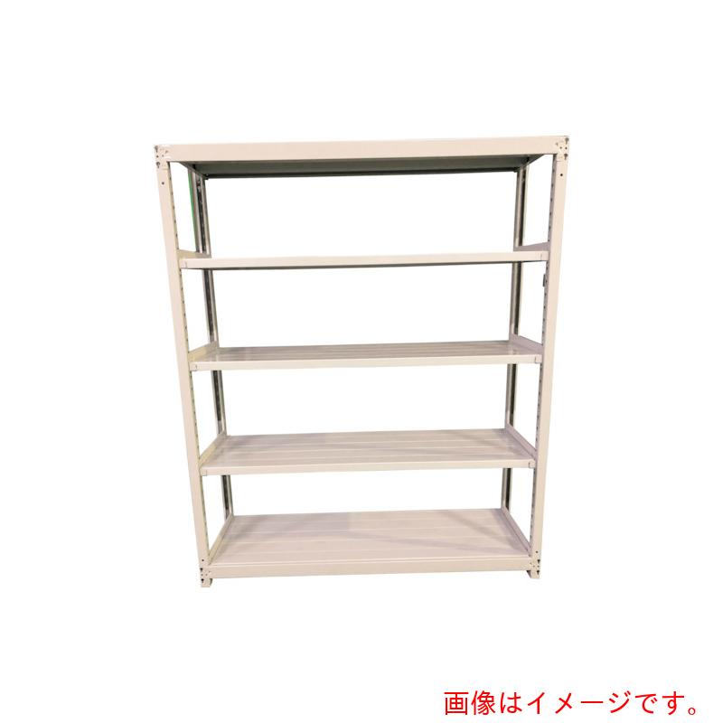 【別途貨物輸送あり】双福鋼器 軽中量ボルトレスラック ２００ｋｇ １５００×４５０×１８００ 全ての存在５段 単体 白いこと薄墨色 【品番：TS6545-5T】