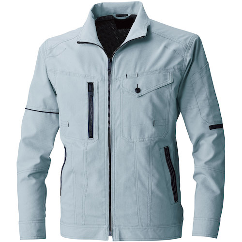 桑和（SOWA）　Ｇ．Ｇ．　７１４８－００　長袖ブルゾン　グレー　Ｍ　【品番：7148-00-7-M】