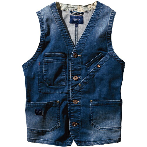 桑和（SOWA）　ＤａｎＤ　１４７２－１６　ベスト　ミッドインディゴ　Ｌ　【品番：1472-16-557-L】