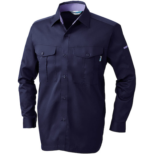 桑和(SOWA) EC425 長袖シャツ ネイビー M 【品番:425-1-M】