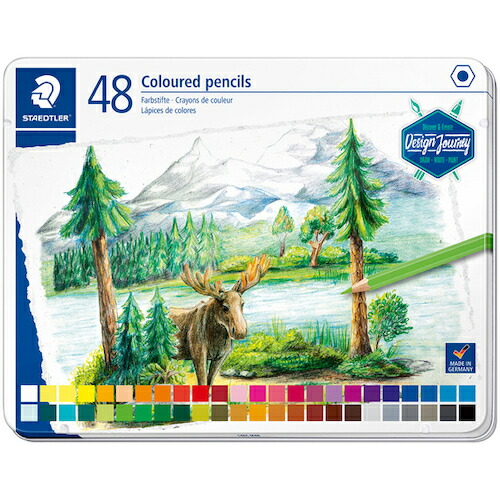 ステッドラー日本（STAEDTLER）　２１１１２８）１４６　油性色鉛筆　４８色セット　【品番：146C M48】