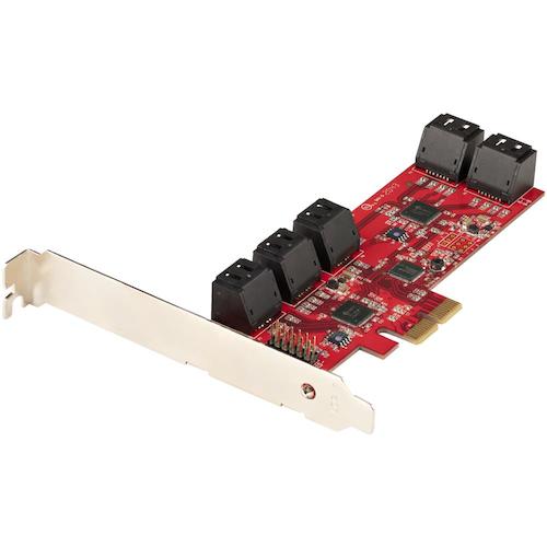 StarTech.com ＳＡＴＡ １０界面増設ＰＣＩ Ｅｘｐｒｅｓｓ 界面歌留多／６Ｇｂｐｓ／ＳＡＴＡ ＰＣＩｅ取りひろげるゲーム盤 【品番：10P6G-PCIE-SATA-CARD】