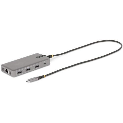 StarTech.com　ドッキングステーション／ＵＳＢ－Ｃ／トリプルモニター／４Ｋ　ＨＤＭＩ＆ＤＰ／１００Ｗ　ＰＤ／ＵＳＢハブ／ＬＡＮ／Ｗｉｎ　【品番：117B-USBC-MULTIPORT】